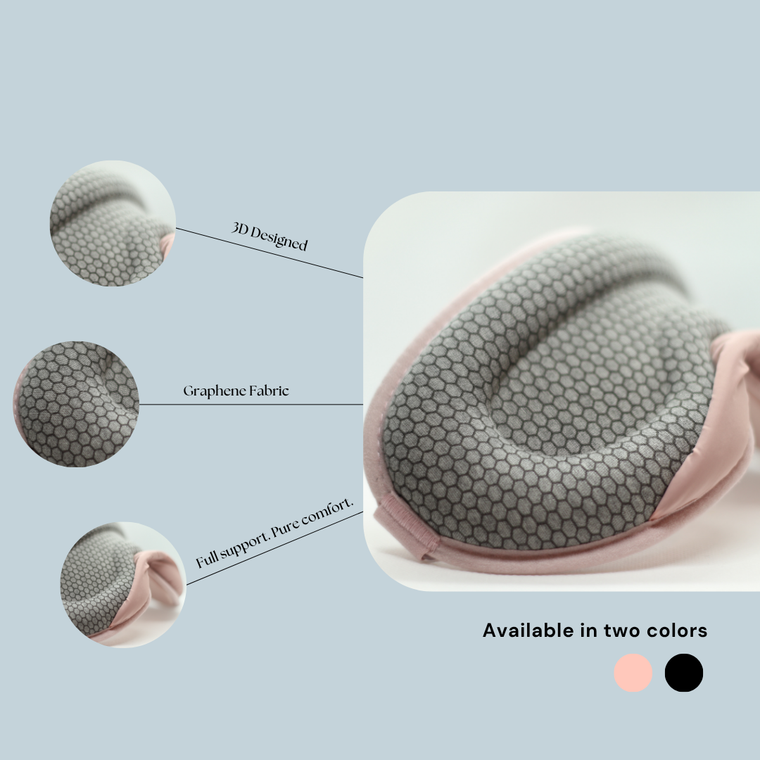 Infinity Sleep - 3D Pink Graphene Sleep Eye Mask