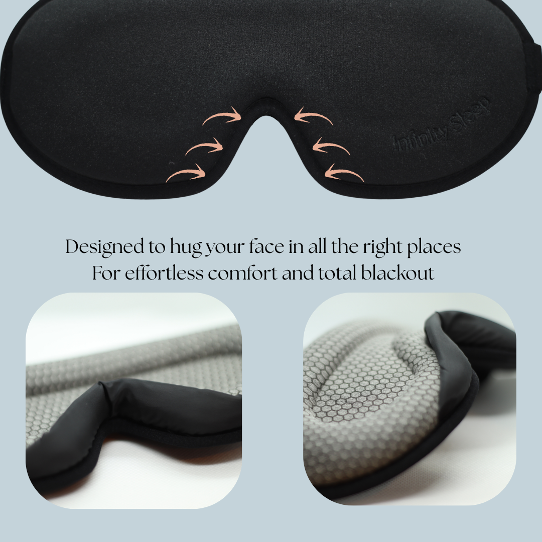 3D Black Graphene Sleep & Eye Mask